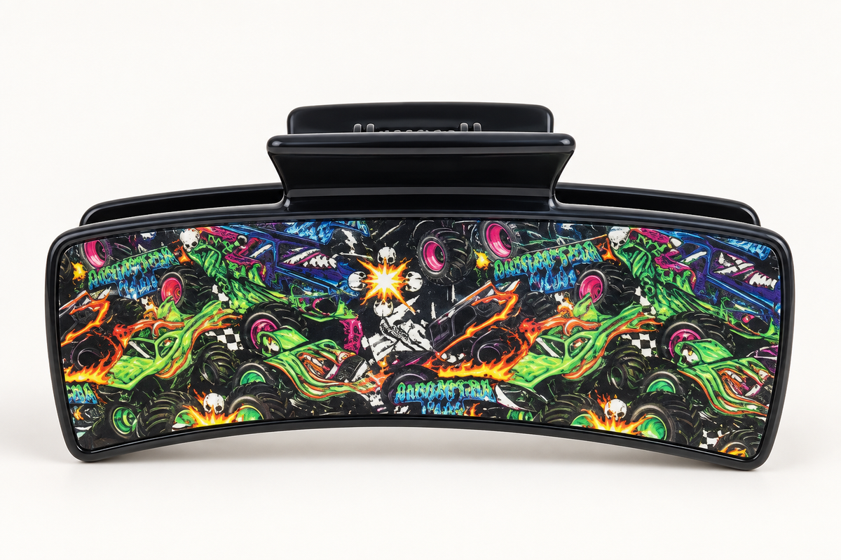 Monster Truck Hair Clip