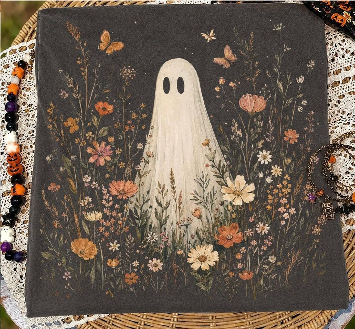 Floral Ghost Tee