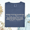By the Hem of his garment tee
