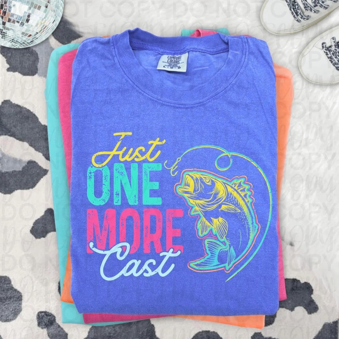 Just one more cast tee